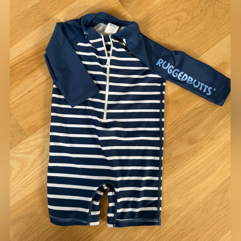 Ruggedbutts (same brand as Ruffle Butts) One Piece Swimsuit 6-12 months